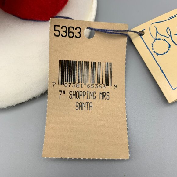 Vintage Annalee Collectible 7" Mrs Santa Shopping Poseable Doll - Picture 10 of 10